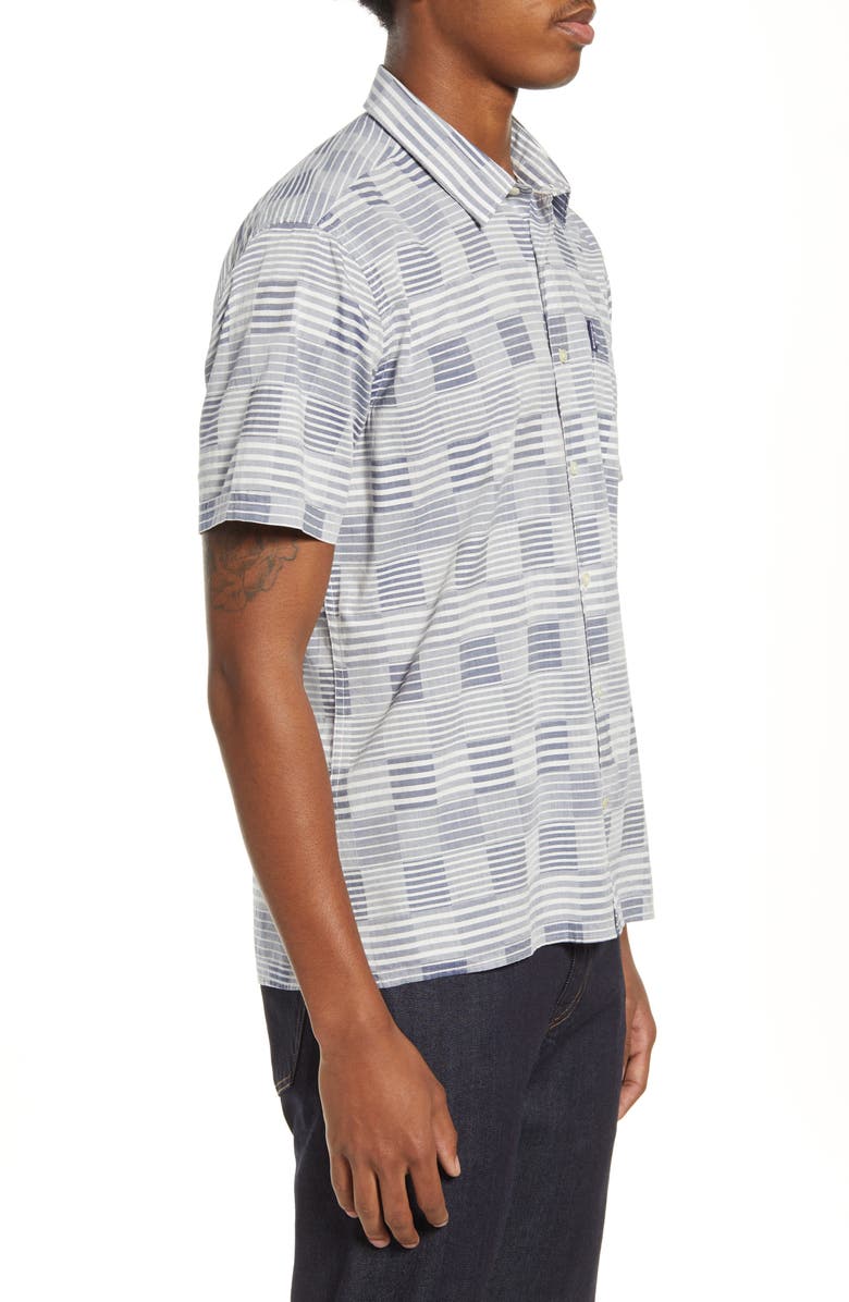 Barbour Stackpole Regular Fit Short Sleeve Button-Up Shirt, Alternate, color, 