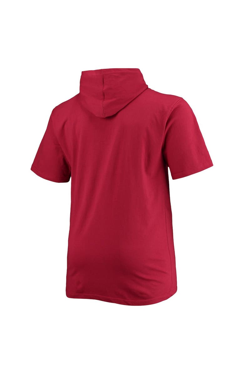 PROFILE Men's Crimson Oklahoma Sooners Big & Tall Team Hoodie T-Shirt, Alternate, color, Crimson