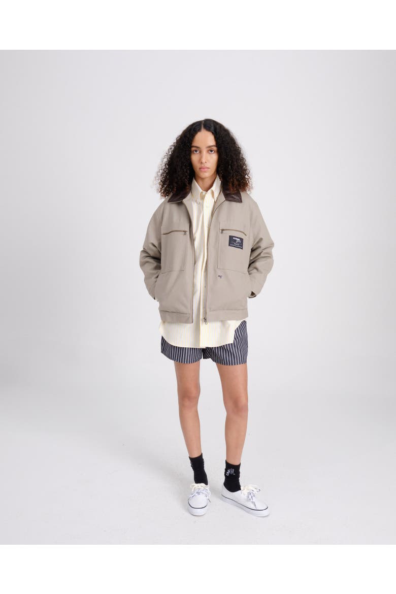 Work Jacket, Alternate, color, GREY CANVAS