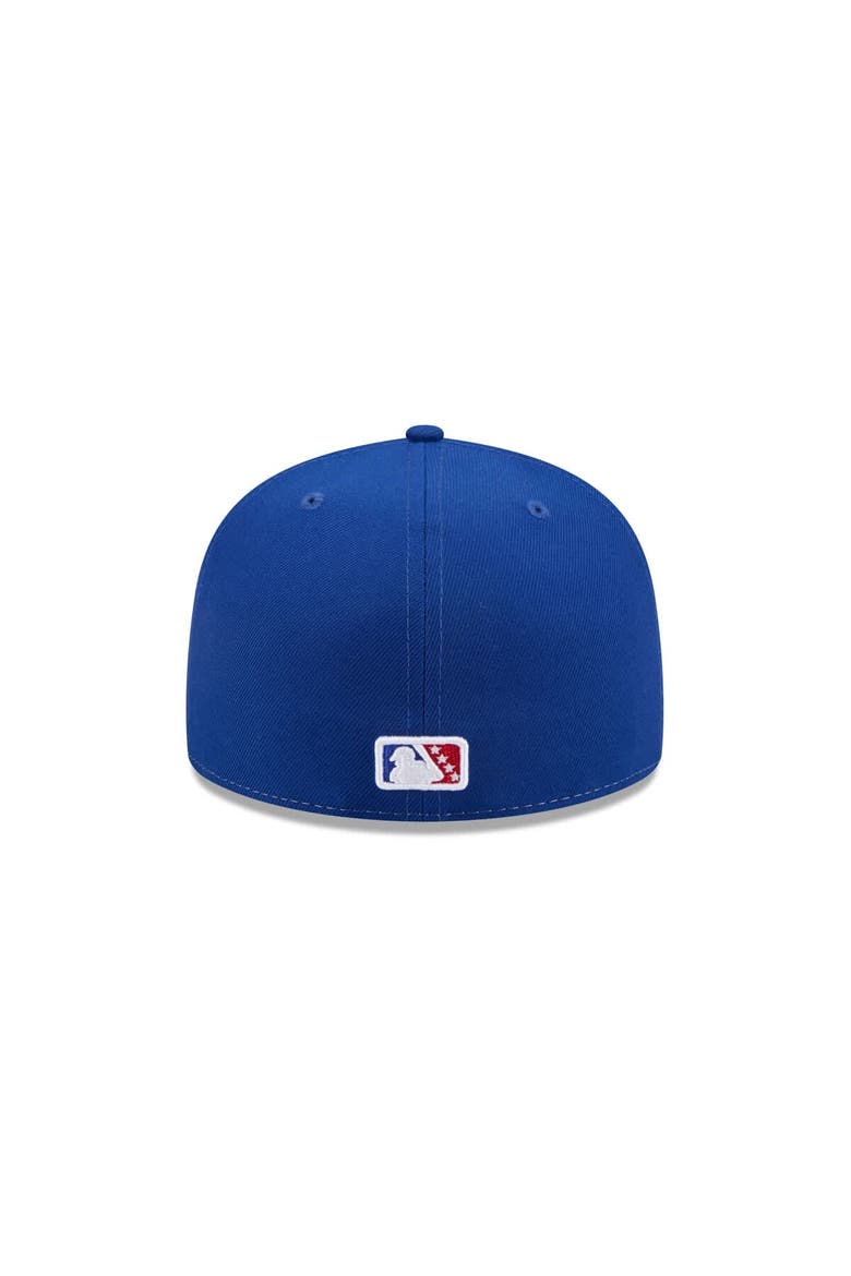 Men's New Era  Blue Rome Emperors Theme Nights 59FIFTY Fitted Hat, Alternate, color, Blue
