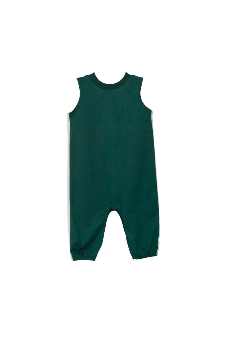 Finn Sleeveless Baby Romper, Main, color, Green