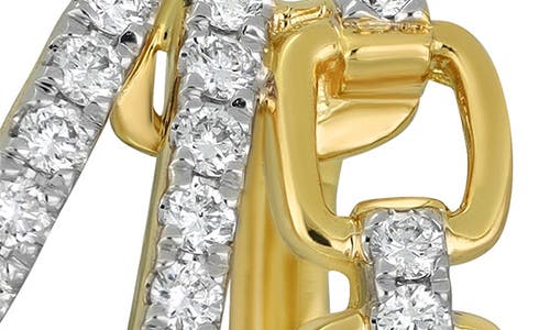 Bony Levy Varda Diamond Hoop Earrings In Gold