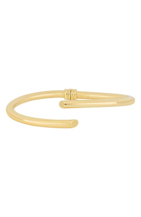 14K Gold Bypass Bangle Bracelet (Online Trunk Show)