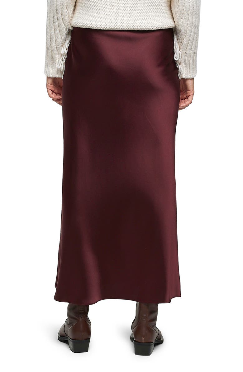 River Island Easy Bias Cut Satin Maxi Skirt, Alternate, color,