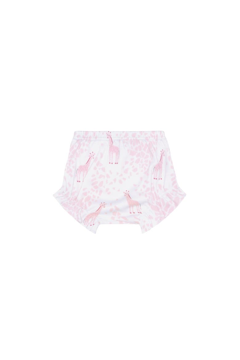 Pink Giraffe Print Diaper Cover Set - Baby, Alternate, color, Pink