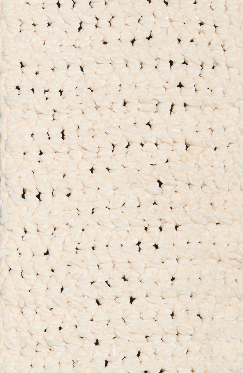 Kurt Geiger London Chunky Chenille Knit Scarf, Alternate, color, Bone