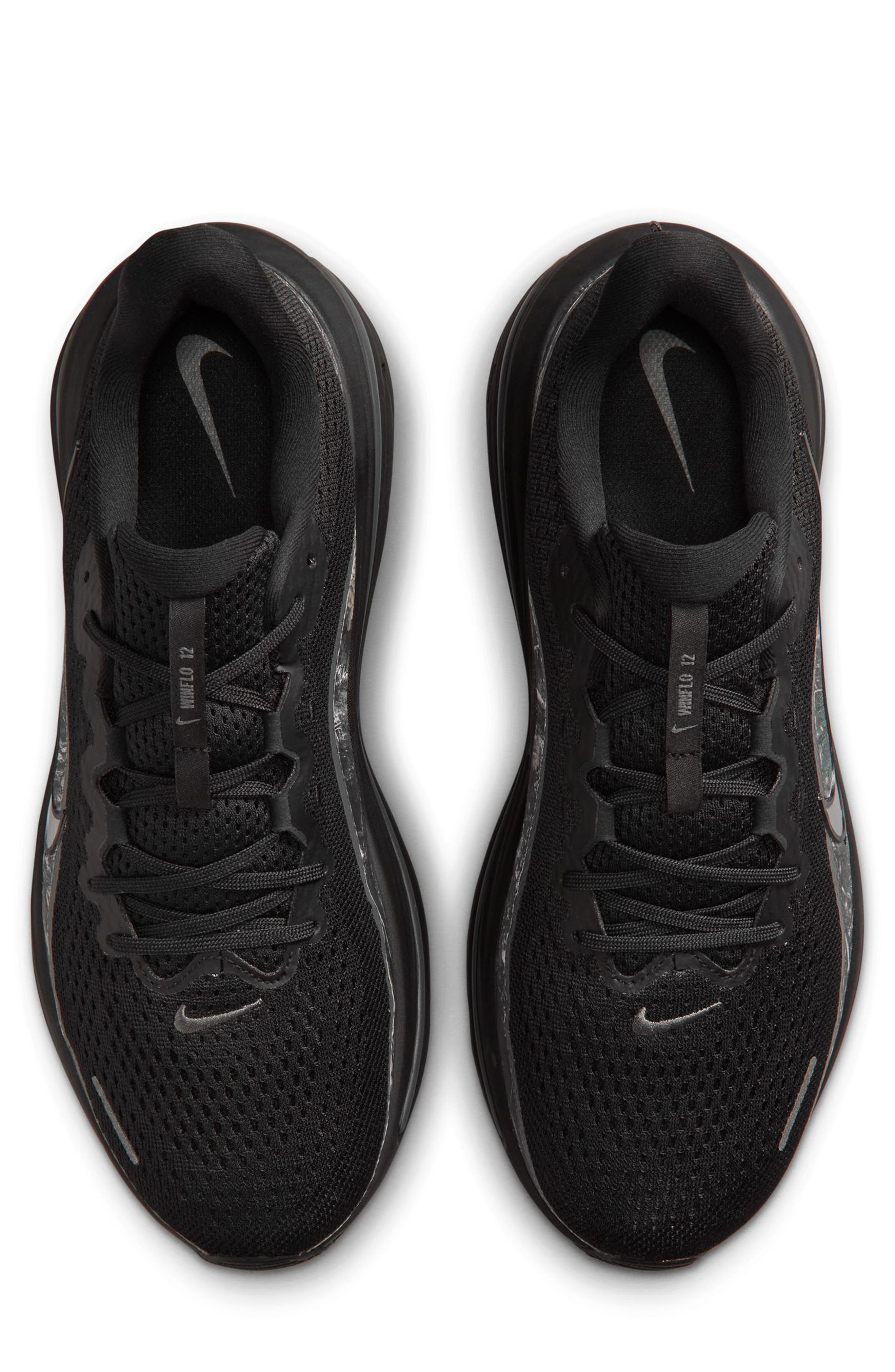 Air Winflo 12 Running Shoe, Alternate, color, BLACK/ IRON GREY