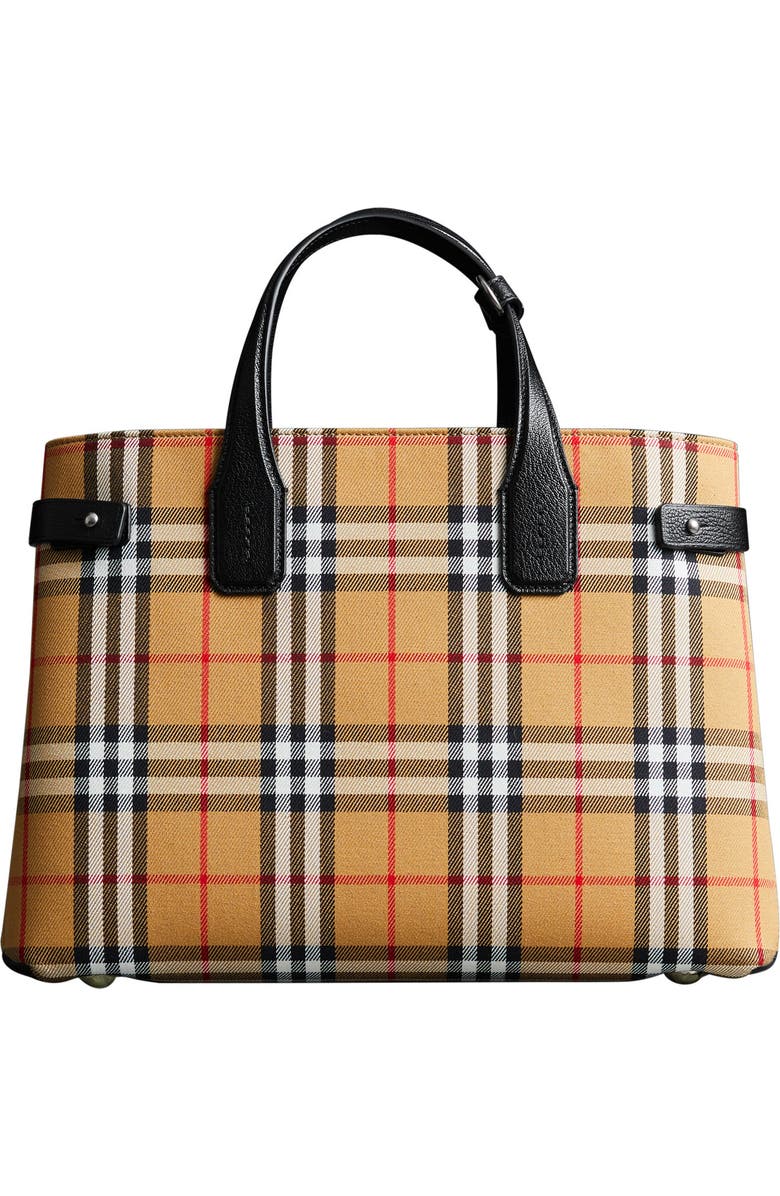 Burberry Medium Banner Leather Tote, Main, color,