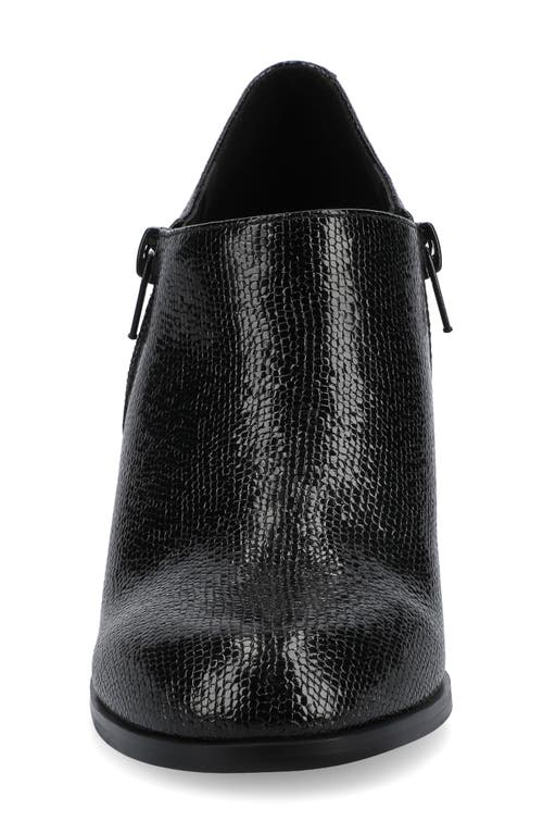 Journee Collection Sanzi Heeled Ankle Bootie In Black