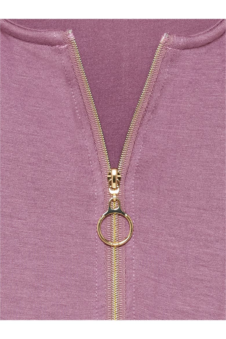 Zipper Detail Mini Dress, Alternate, color, Lilac