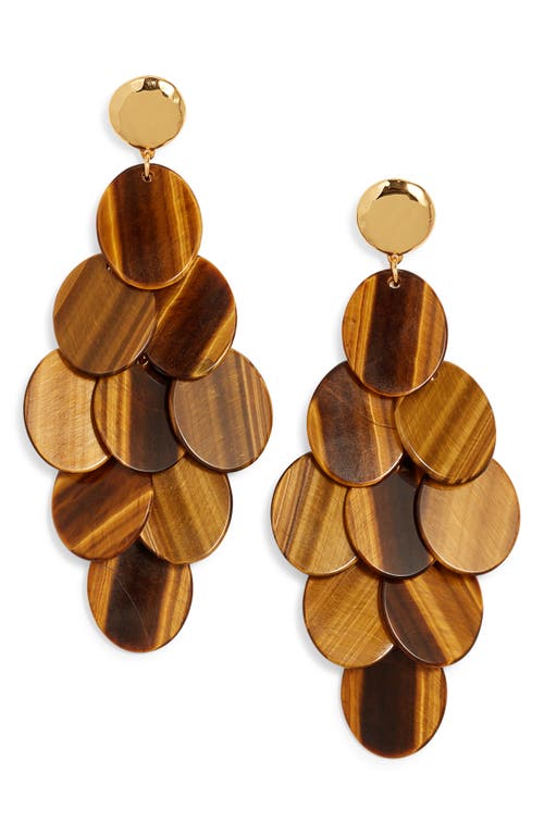 Nest Jewelry Chandelier Drop Earrings In Gold