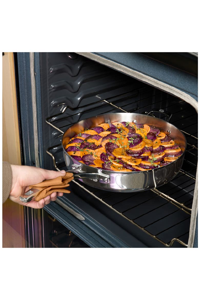 Premier Stainless Steel 3-Piece Fry Pan Set, Alternate, color, STAINLESS STEEL