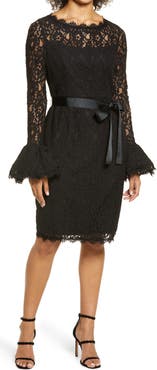 Shani Long Sleeve Lace Sheath Dress