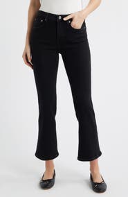 Madewell The Stretch Flare Crop Jeans