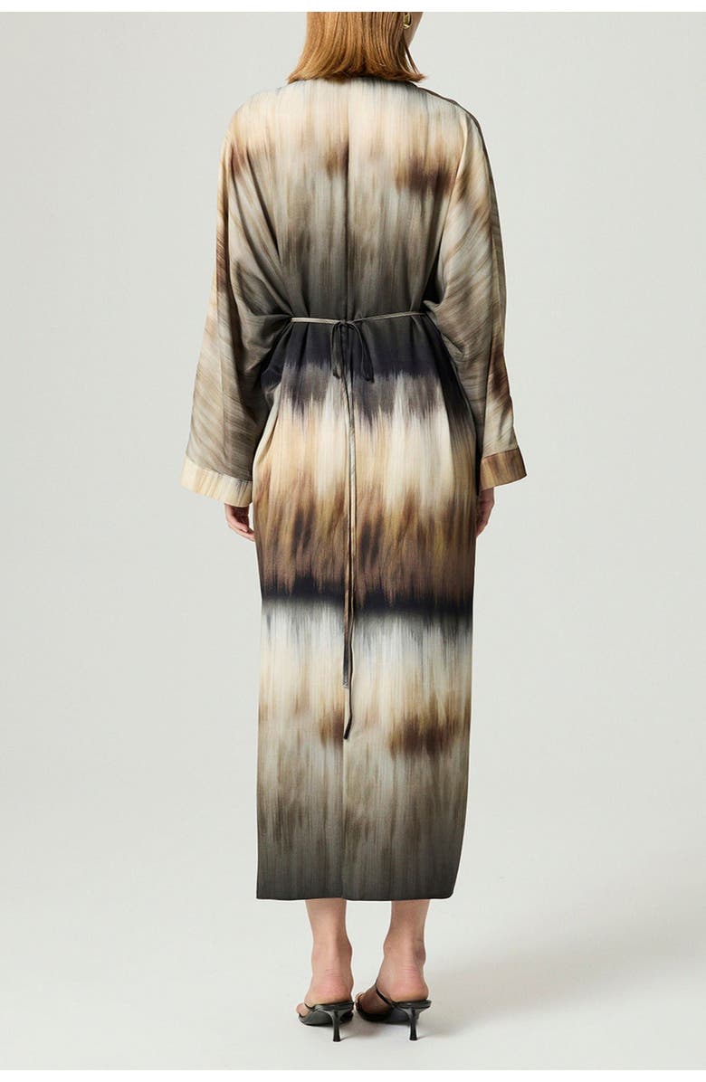 Nocturne Tie-Dye Patterned Maxi Dress, Alternate, color, Multi-Colored