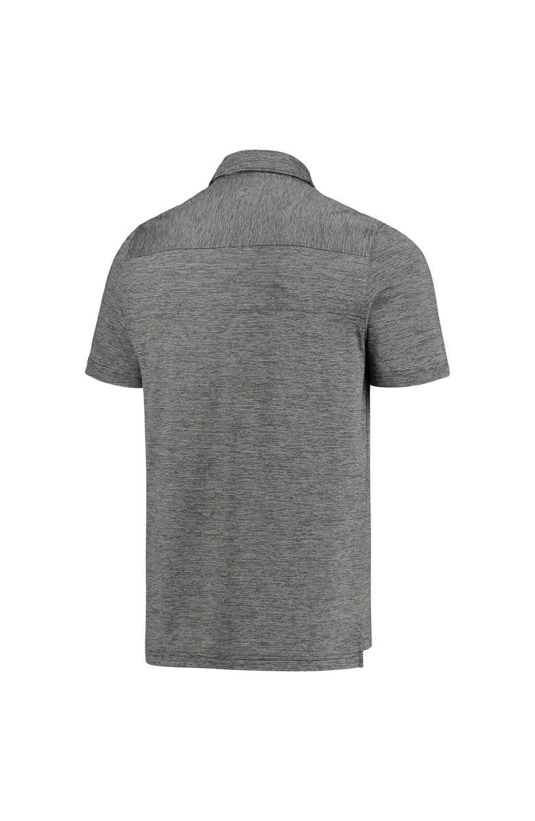 vineyard vines Men's Vineyard Vines Charcoal Chicago Bears Destin Stripe Sankaty Polo, Alternate, color,