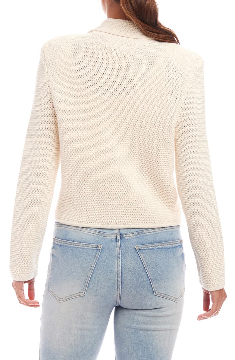 Karen Kane Open Stitch Sweater Blazer, Alternate, color, 