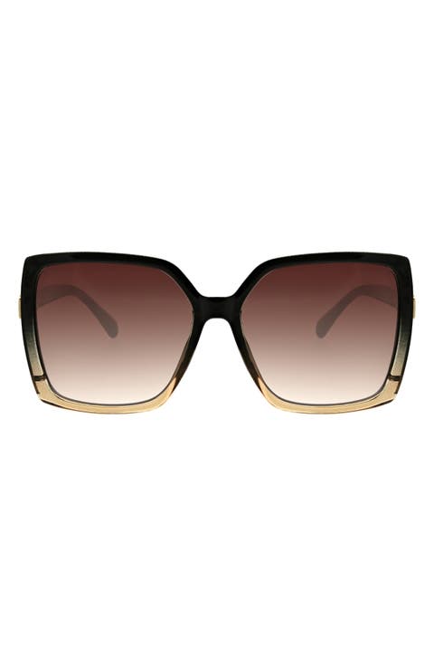 60mm Glam Square Sunglasses