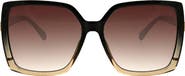 BCBGeneration 60mm Glam Square Sunglasses