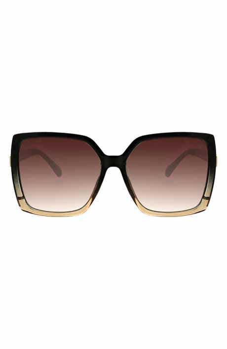 BCBG 60mm Glam Square Sunglasses