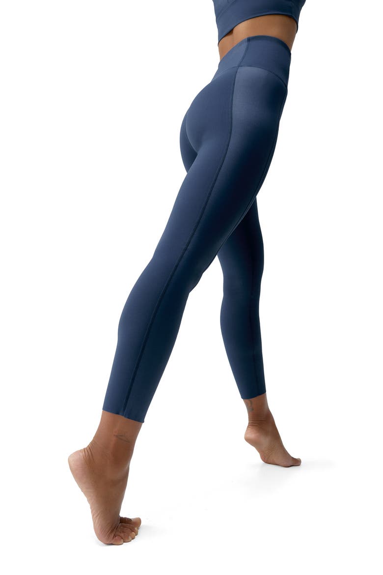 Maan 7/8 Performance High Rise Sport Legging, Alternate, color, Sailor Blue