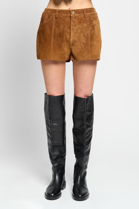 Odessa Genuine Suede Short