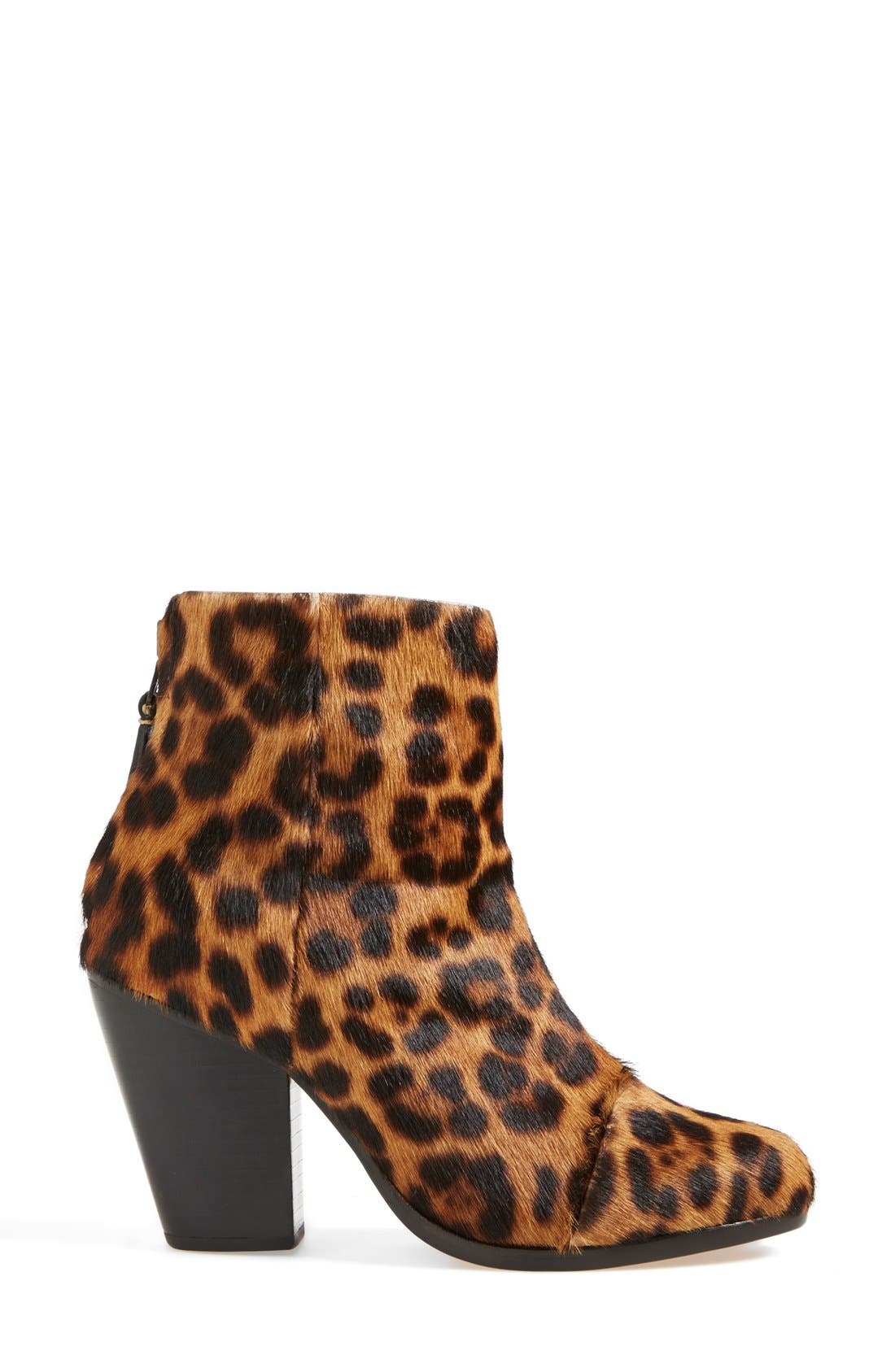 rag & bone 'Newbury' Genuine Calf Hair Bootie, Alternate, color, 
