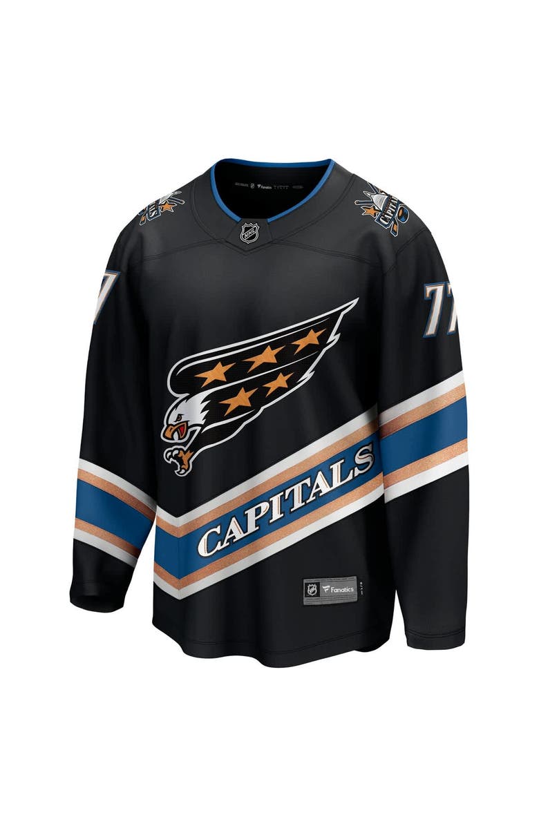 FANATICS Men's Fanatics TJ Oshie Black Washington Capitals Alternate 50th Anniversary Premier Breakaway Player Jersey, Alternate, color,