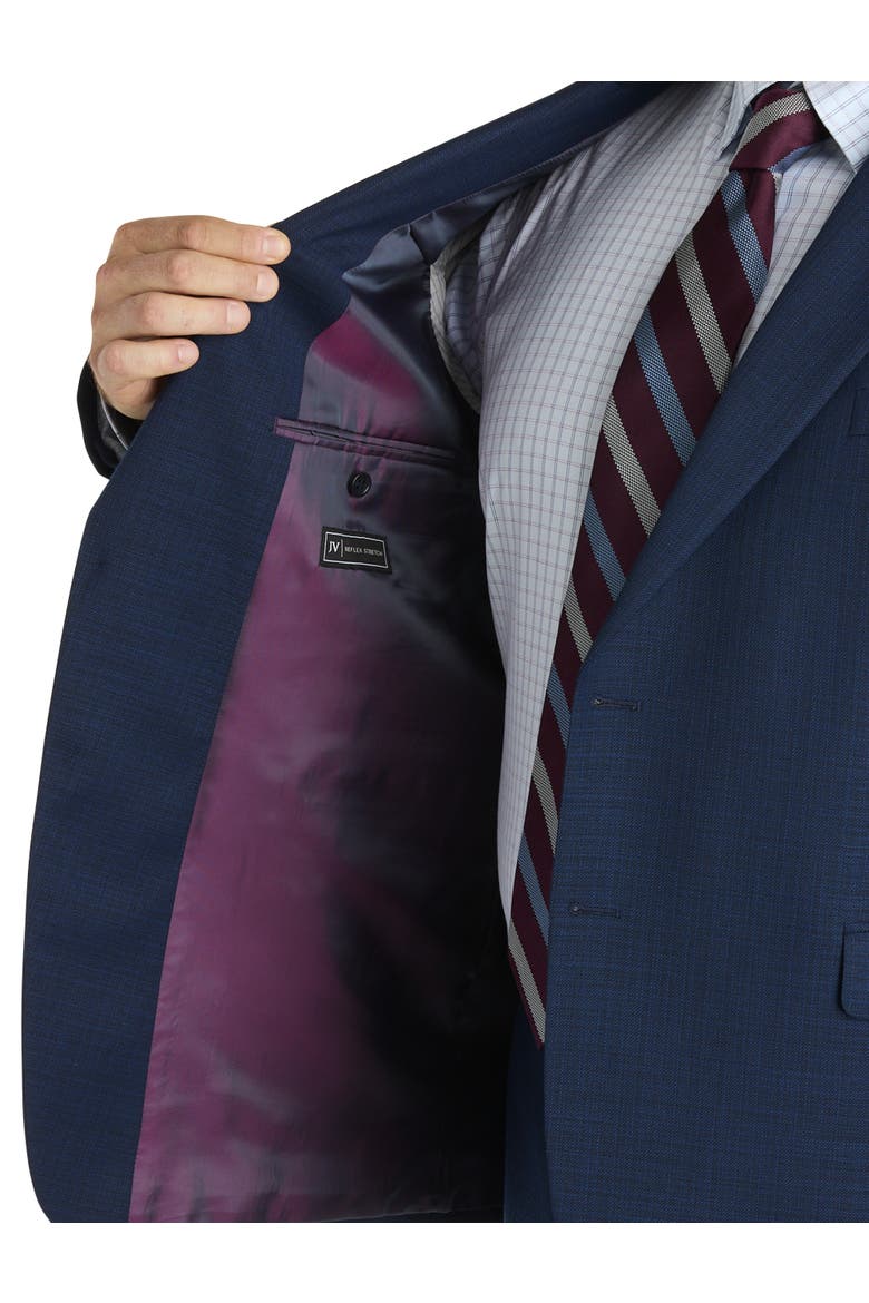 Big & Tall Stretch Suit Jacket, Alternate, color, NAVY