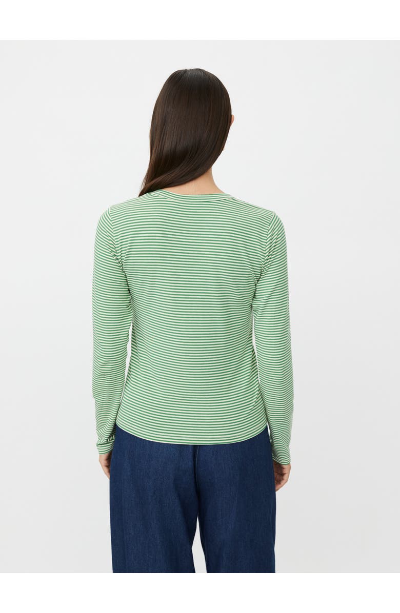 Masai Copenhagen MaDaritha Striped Long Sleeve T-Shirt, Alternate, color, Mint Green