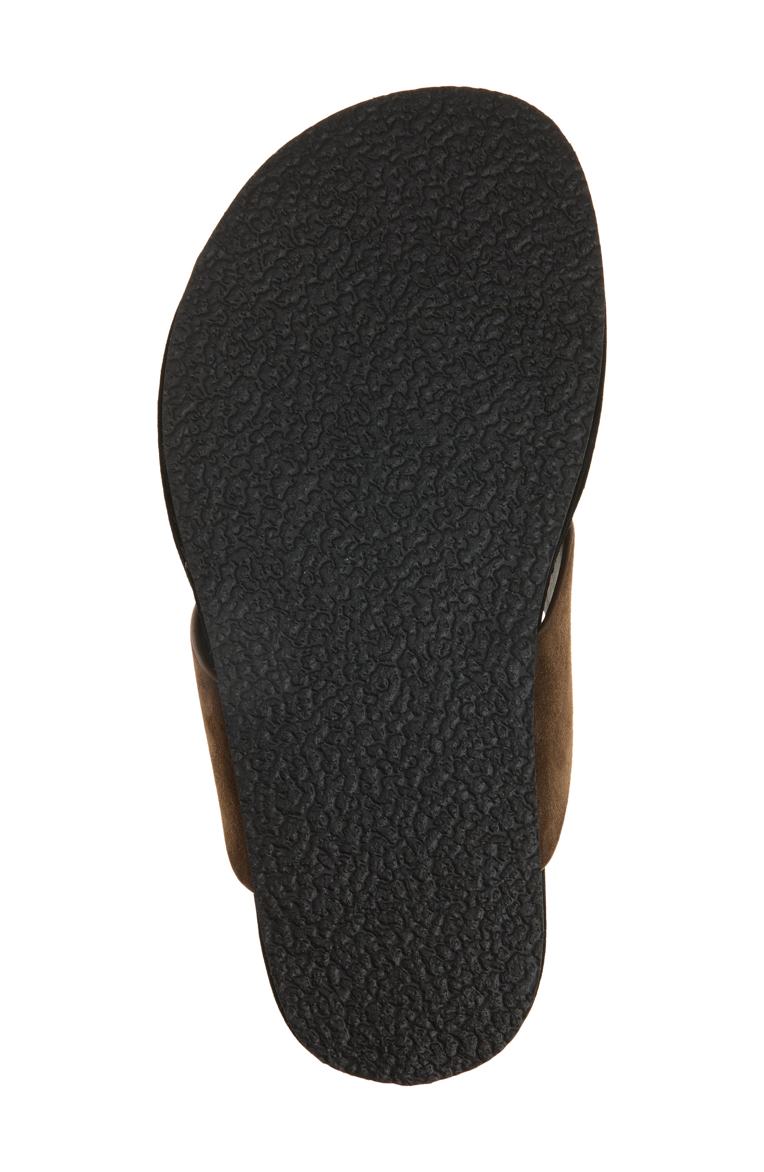 Relaxer Platform Thong Sandal, Alternate, color, BROWN SUEDE
