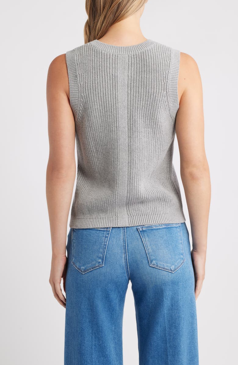 525 america Scottie Crewneck Cotton Vest, Alternate, color, Grey Mist