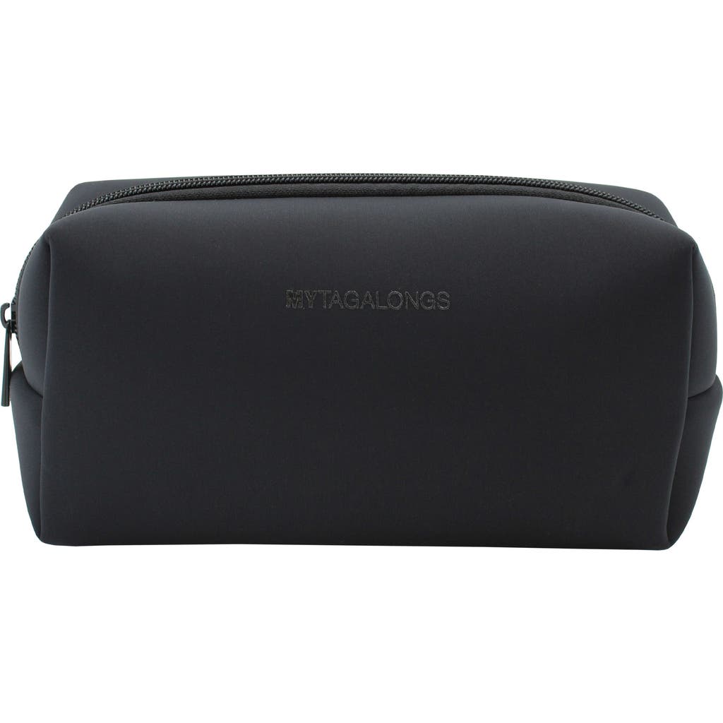 Mytagalongs Loaf Cosmetic Bag With Zip Pouch In Black