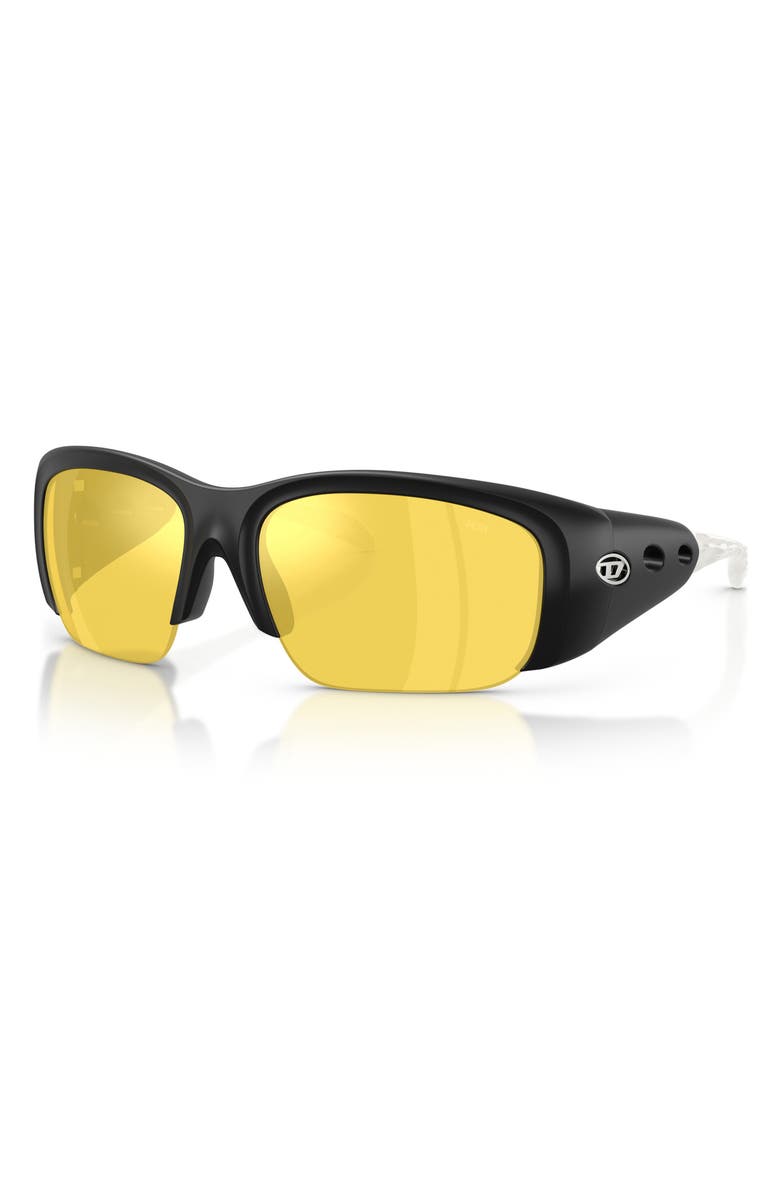 DIESEL<sup>®</sup> 62mm Oversize Mirrored Pillow Sunglasses, Alternate, color, 