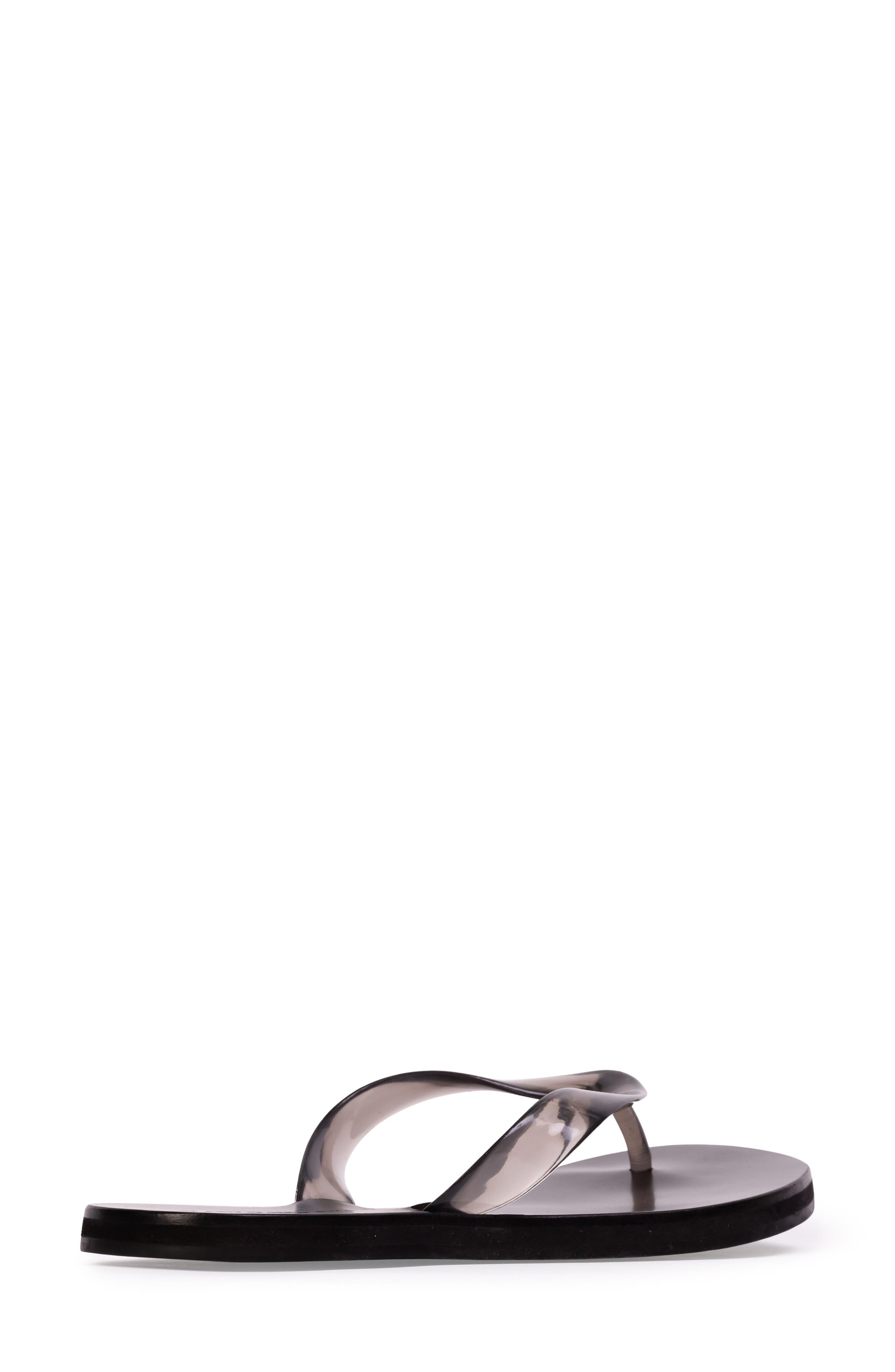 BLACK SUEDE STUDIO Jeli Flip Flop, Alternate, color, Black Pvc