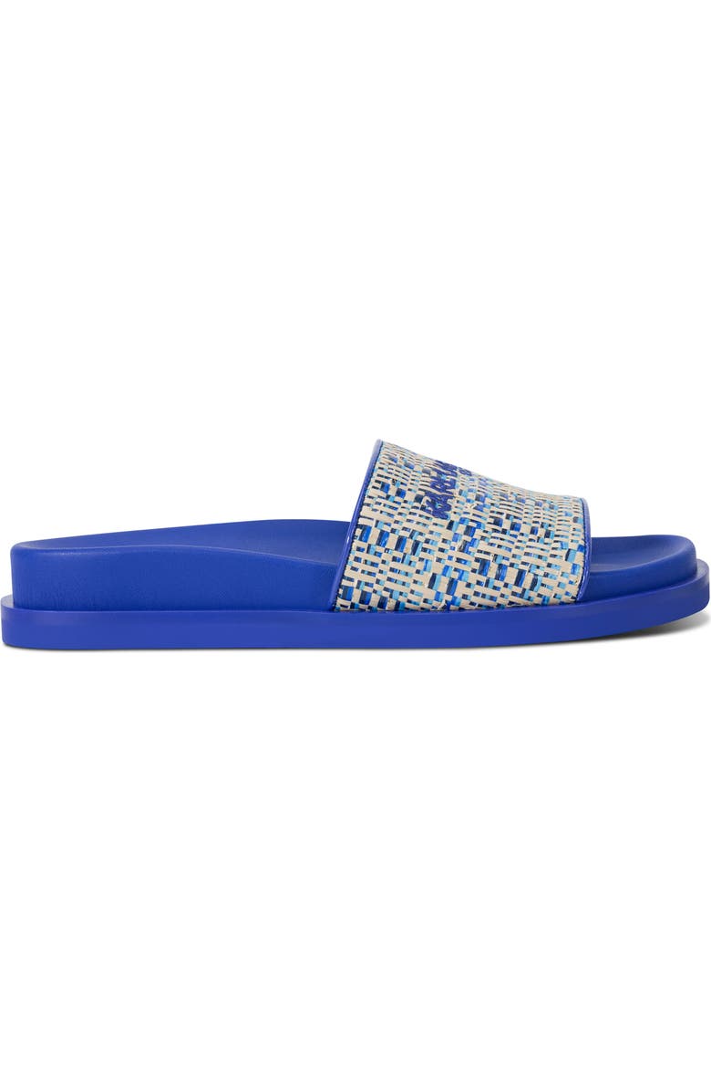 KARL LAGERFELD PARIS Hazlet Slide Sandal, Alternate, color, Blue Multi