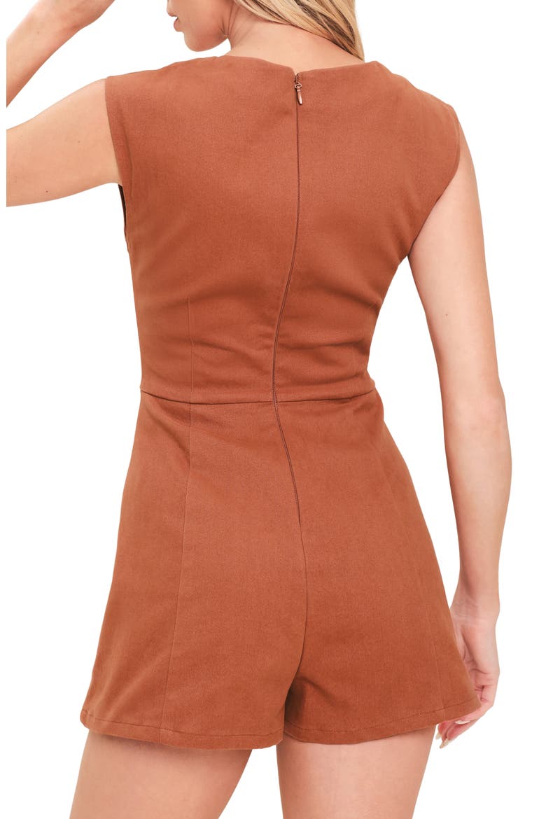 Twill Romper, Alternate, color, TERRACOTTA