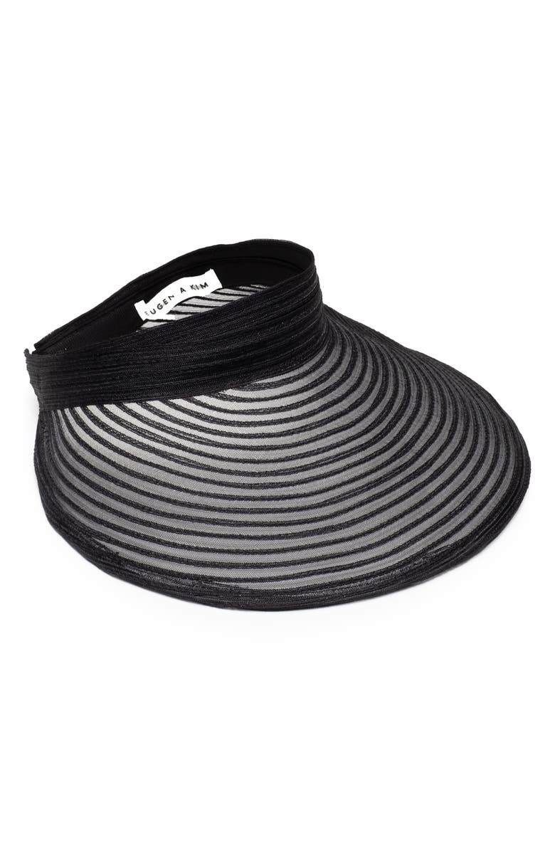 Eugenia Kim Trixie Sun Visor, Main, color, Black