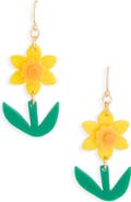 Leith Spring Daffodil Drop Earrings