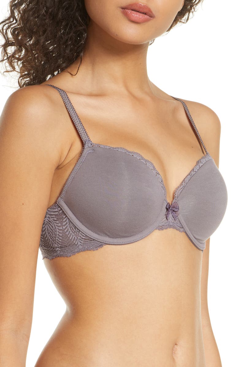 b.tempt'd by Wacoal Innocence Contour Underwire Bra, Alternate, color, 