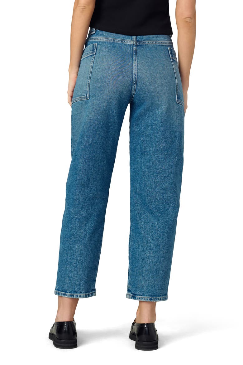 The Phoebe Patch Pocket Crop Straight Leg Jeans, Alternate, color, REFINED