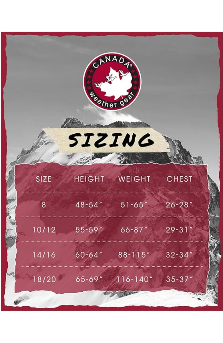 CANADA WEATHER GEAR Boys' Heavyweight Winter Ski Jacket, Alternate, color, Black