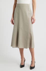 BOSS Vuleran Virgin Wool Skirt