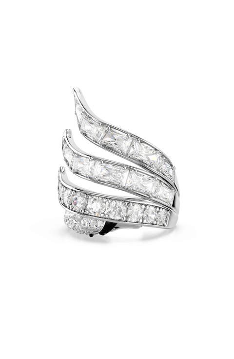 Vienna Swarovski Crystal Swan Ring
