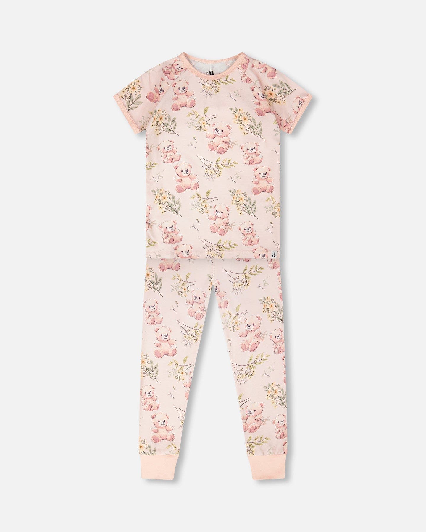 selected Pale Rose Bear Print