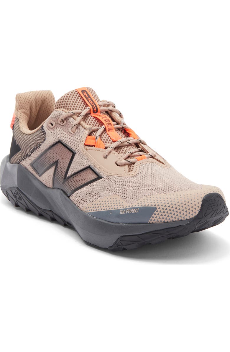New Balance DynaSoft Nitrel V6 Running Shoe, Main, color, Flat Taupe/ Urgent Red