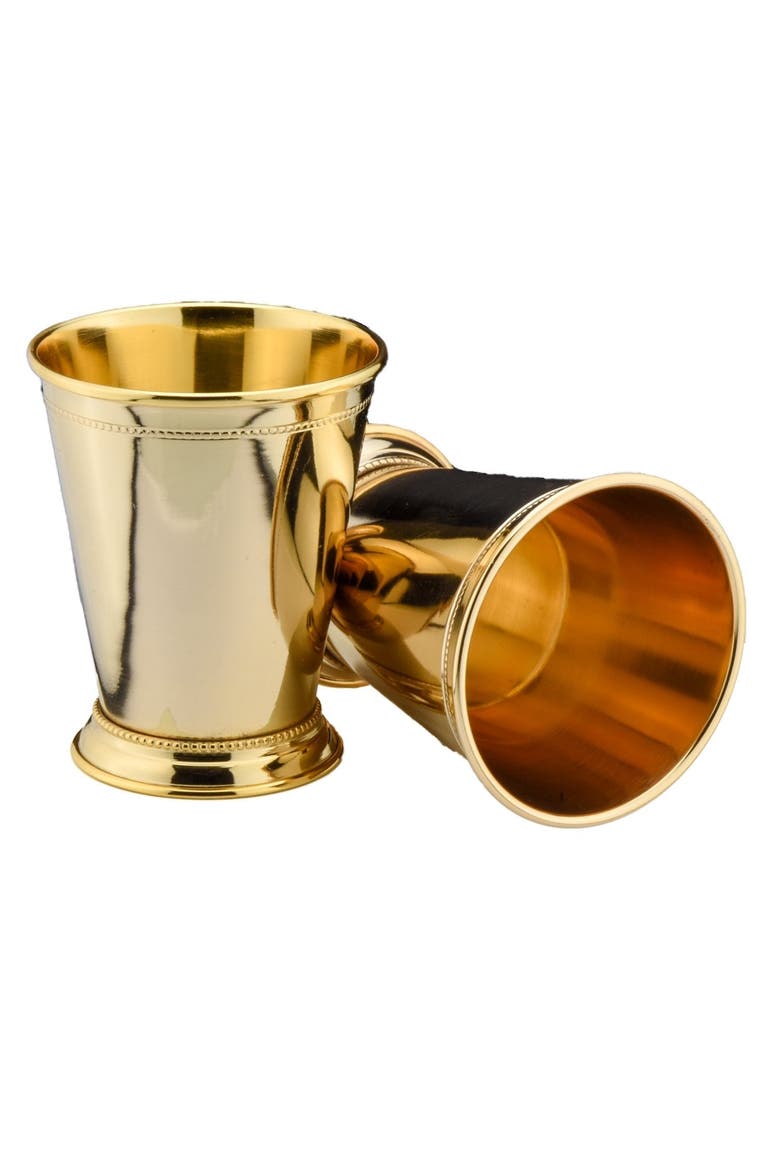 24K Gold Plate Julep Cup Limited Edition, Alternate, color, Gold