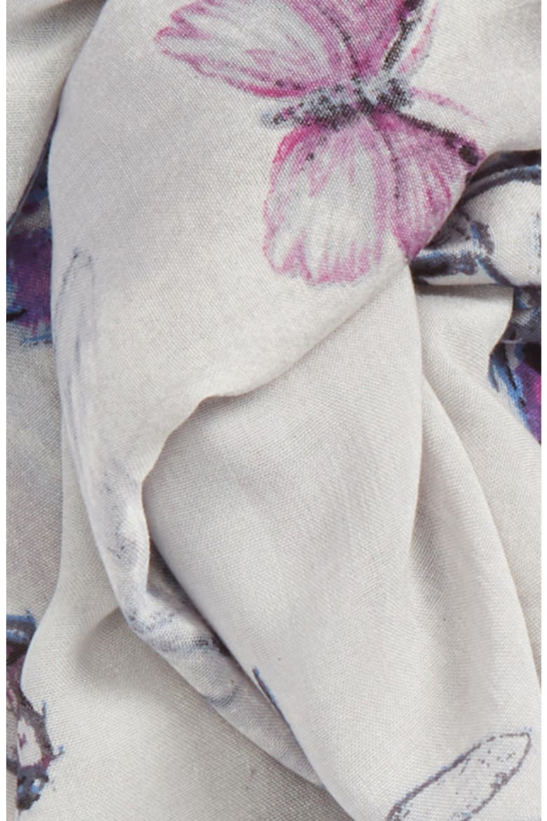 Print Tassel Wrap, Alternate, color, GREY COUNTRY STUDY