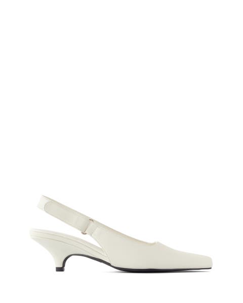 Newark Pointed-Toe Slingback Heel