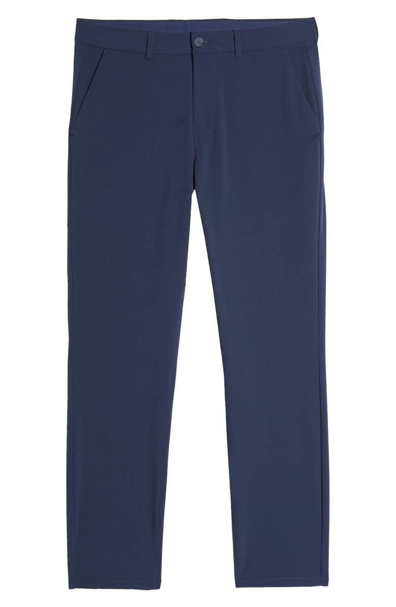 Mizzen+Main Helmsman Slim Fit Flat Front Golf Pants, Alternate, color, Navy Solid